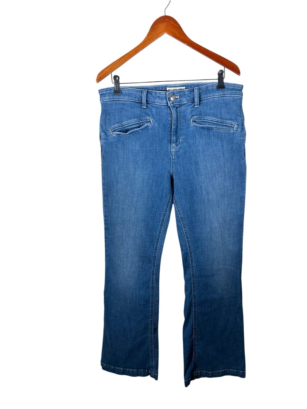 Free People We The Free Bootcut Flare Jeans Size 33 US 16